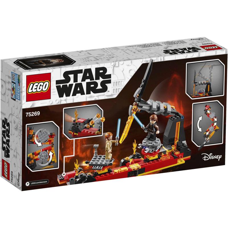 Lego Star Wars Tm O Duelo Em Mustafar Com 208 Peças 75269